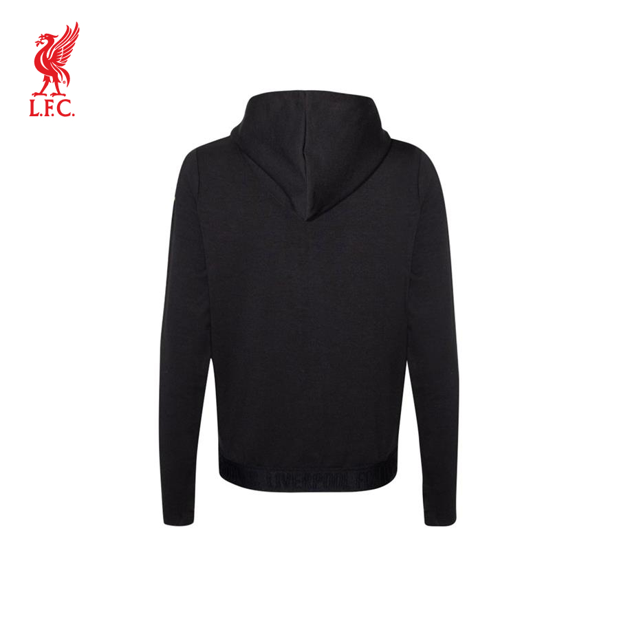 Áo khoác hoodie tay dài có nón thể thao nữ LFC INT JACQUARD HOODY - BLACK - A15800