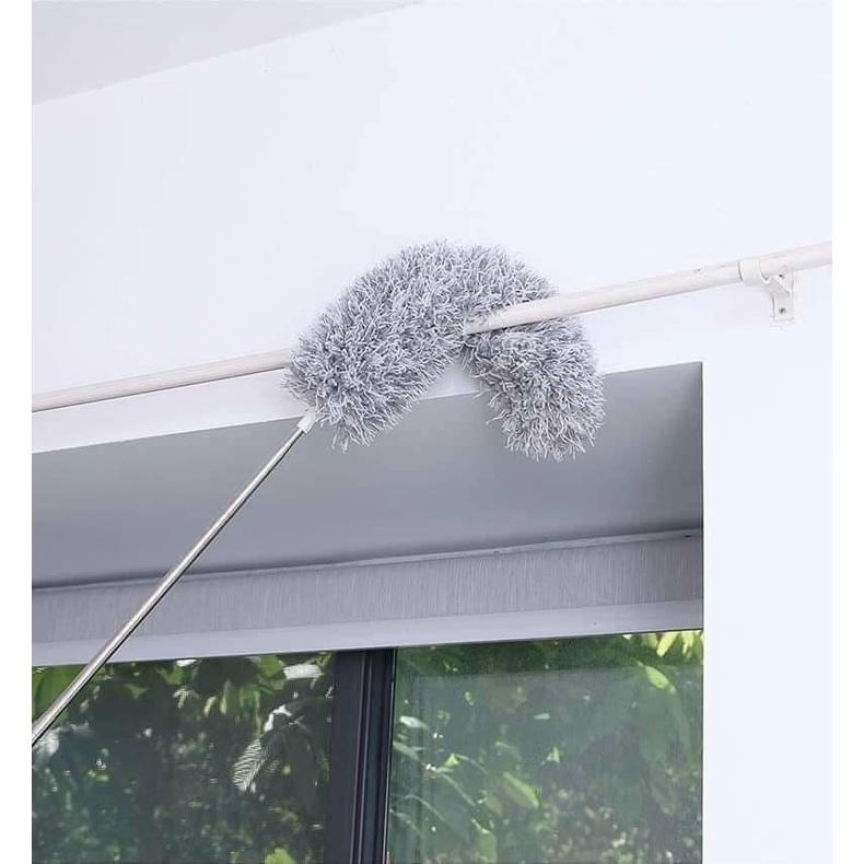[HSP167][Có sẵn] Chổi quét trần nhà gấp gọn điều chỉnh độ cao, lau bụi trần, quét màng nhện, dọn dẹp nhà cửa