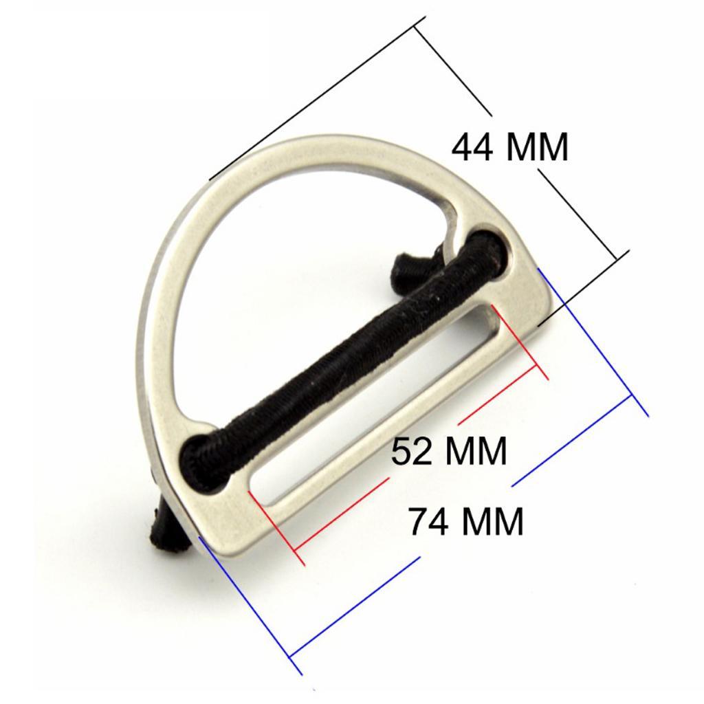 Diving Weight   Dive Webbing Strap Adjusting Adapter Buckle Slide