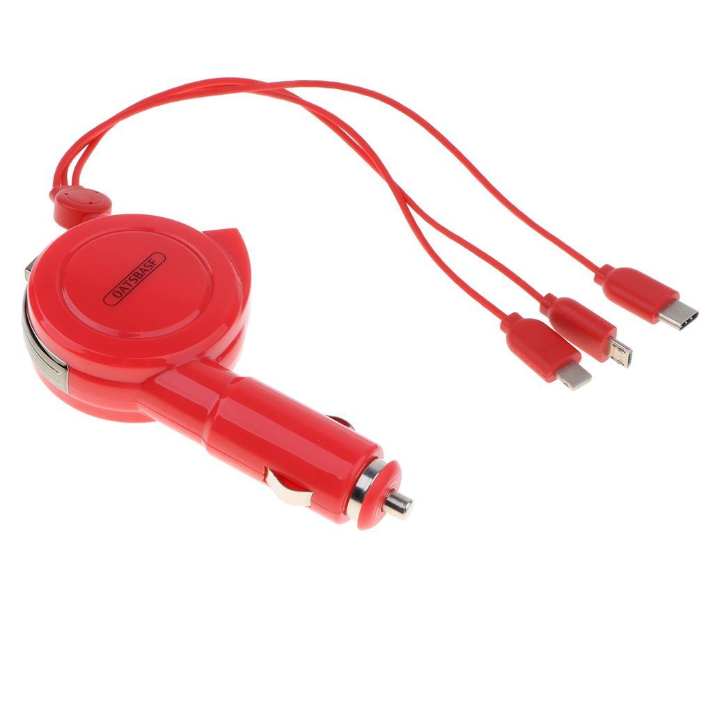 3 in 1 USB Charger Adapter for 5 6 7 8 X S8 S9