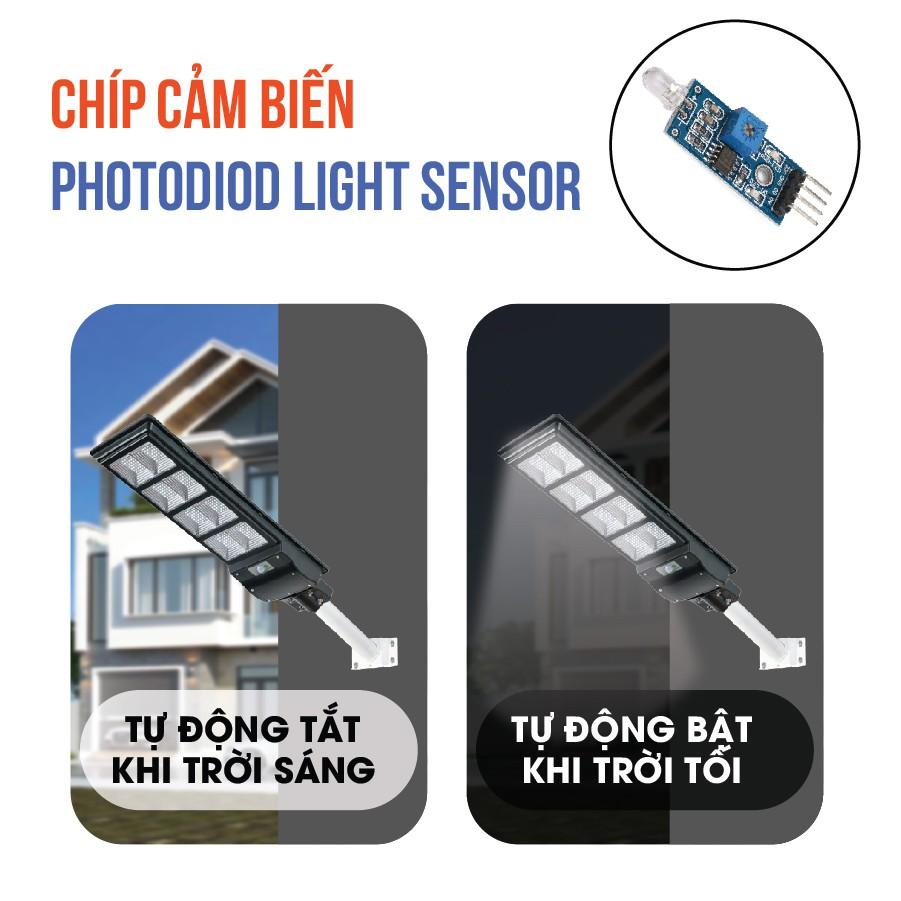 Đèn năng lượng mặt trời liền thể công suất 200W - Tiết Kiệm Điện tuổi thọ 10 năm