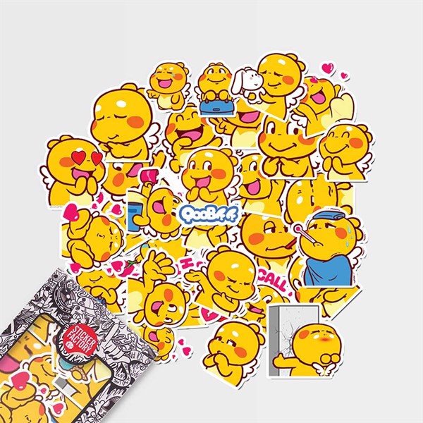 Qoobee - Set 30 sticker hình dán