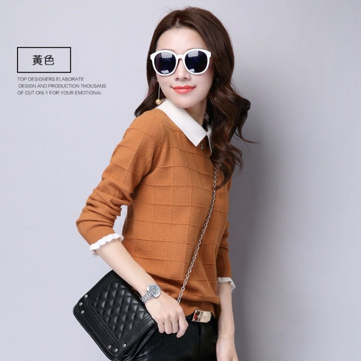 ÁO LEN HAZOLE CỔ BẺ HÀNG NHẬP LEN MỊN ĐẸP 01336 6