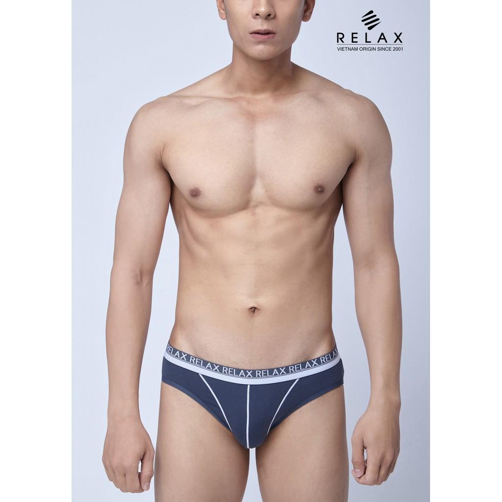 Quần lót nam brief RLTK060 quần sịp nam thoáng mát mềm mại cao cấp, co giãn tốt, ôm gọn - RELAX