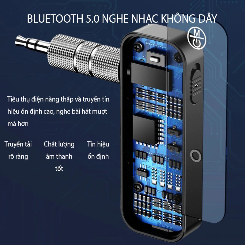 Thiết Bị Thu Phát Không Dây 3.5mm AUX Bluetooth 5.0 C28