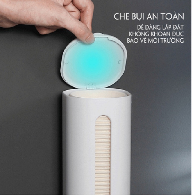 Dụng cụ treo tường đựng ly giấy 1 ngăn