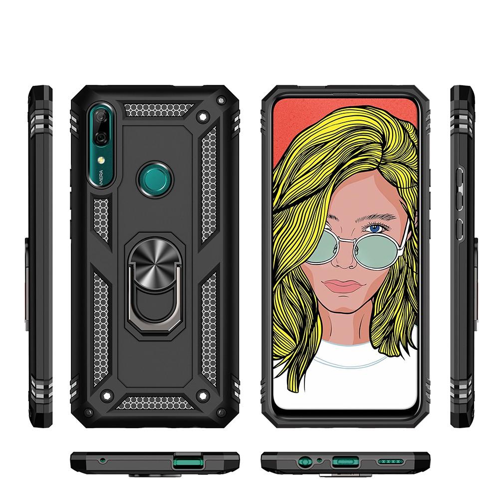 Ốp lưng cho Huawei Y9 Prime 2019 chống sốc 2 lớp kèm nhẫn iring làm giá đỡ