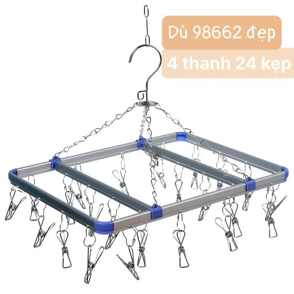 Móc dù vuông, tròn bằng Inox treo đồ đa năng