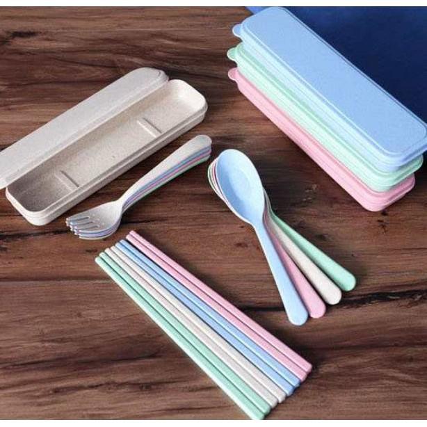 Bộ Muỗng Đũa Lúa Mạch An Toàn -235