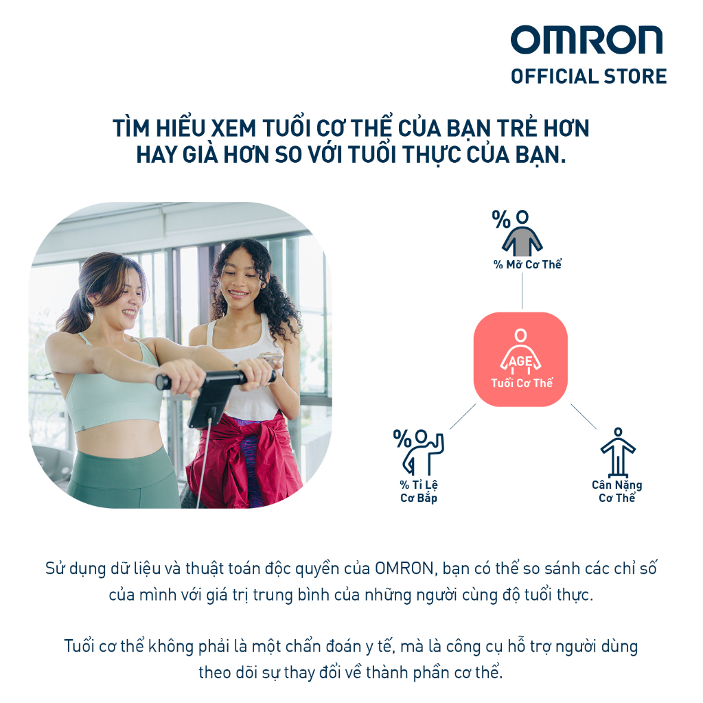 Máy Đo Thành Phần Cơ Thể OMRON HBF-375 - 8 Cảm Biến Ở Cả Tay Và Chân