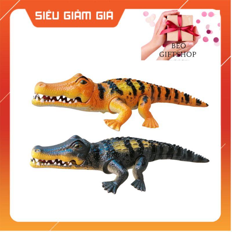 CÁ SẤU CHẠY PIN. ĐỒ CHƠI SIÊU TO CHO BÉ. DÀI 50 CM