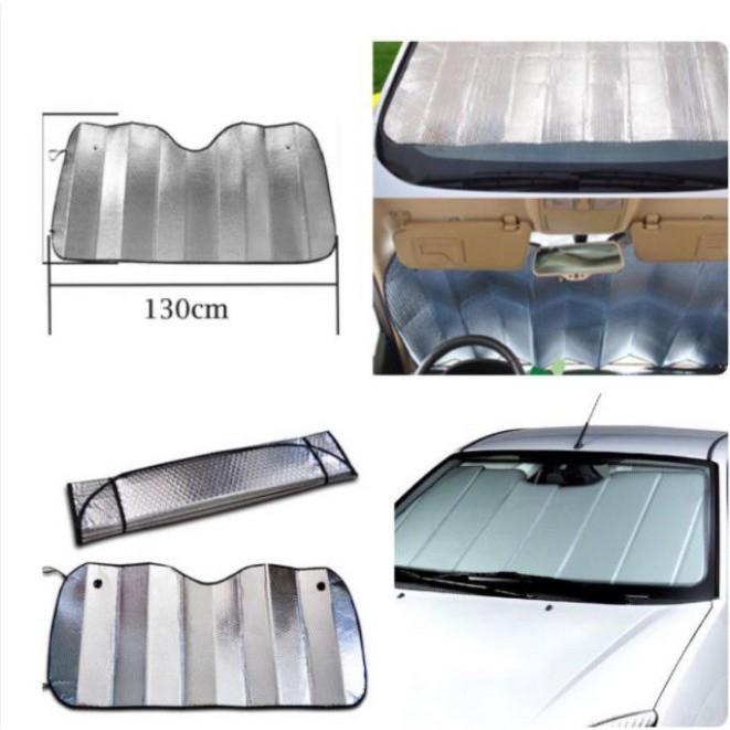 Bạt Che Nắng Kính Lái Ô Tô Cách Nhiệt Chống Nóngbạt được cấu tạo bởi 3 lớp tráng bạc, dễ dàng gấp gọ