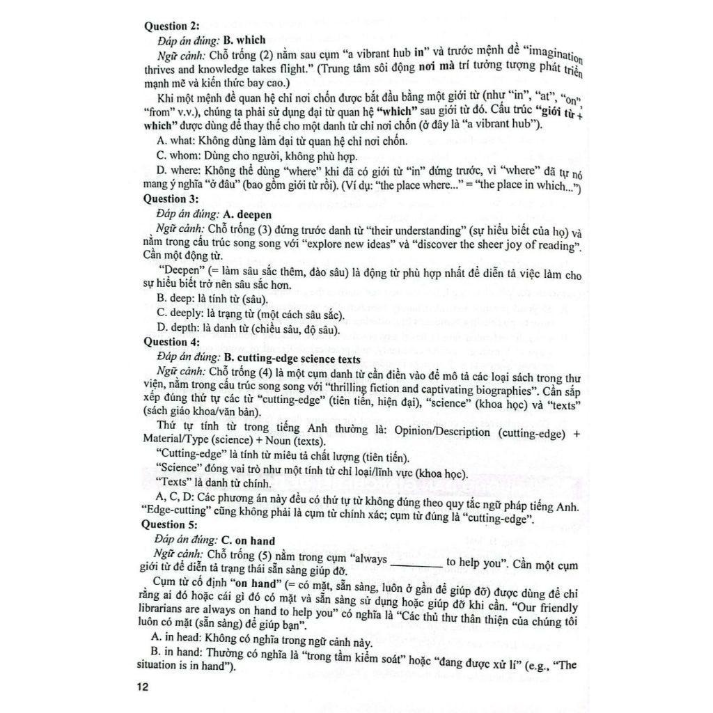 Giải Chi Tiết Bộ Đề Luyện Thi Thử Tốt Nghiệp THPT Môn Tiếng Anh - Theo Cấu Trúc Đề Thi Mới 2025 - HA