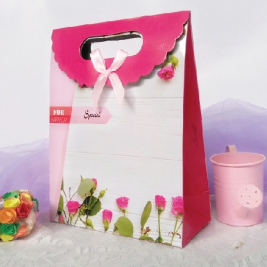 Sét 5 túi giấy đựng quà có nắp size 20 x15 x7cm