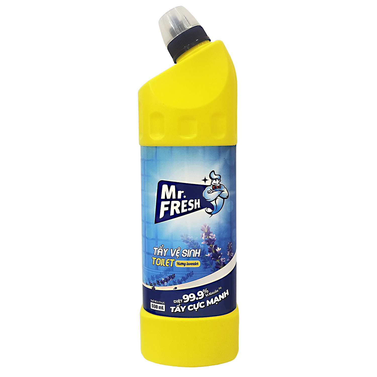 Chai tẩy vệ sinh toilet đậm đặc Mr.Fresh 900ml - Chanh sả / Cam quýt / Quế / Lavender (New)