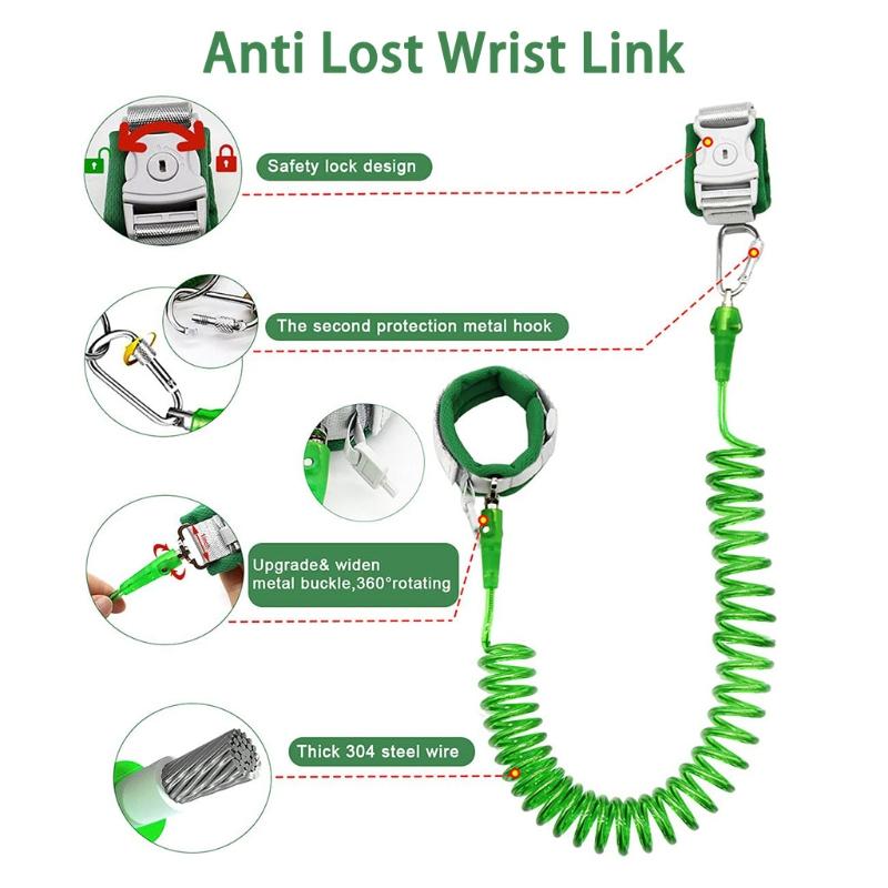 Trẻ Em Chống Mất Ba Lô Ngoài Trời Đi Bộ An Toàn Tay Ban Nhạc Cho 13-30 Tháng Bé 69HE