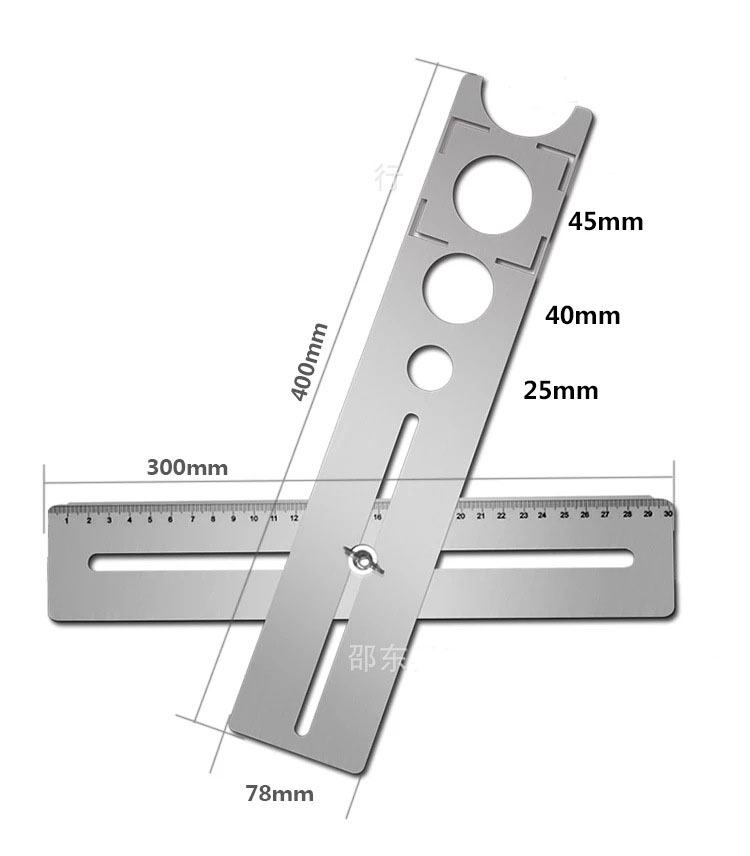 Dụng cụ định vị khoét lỗ gạch men ốp lát inox