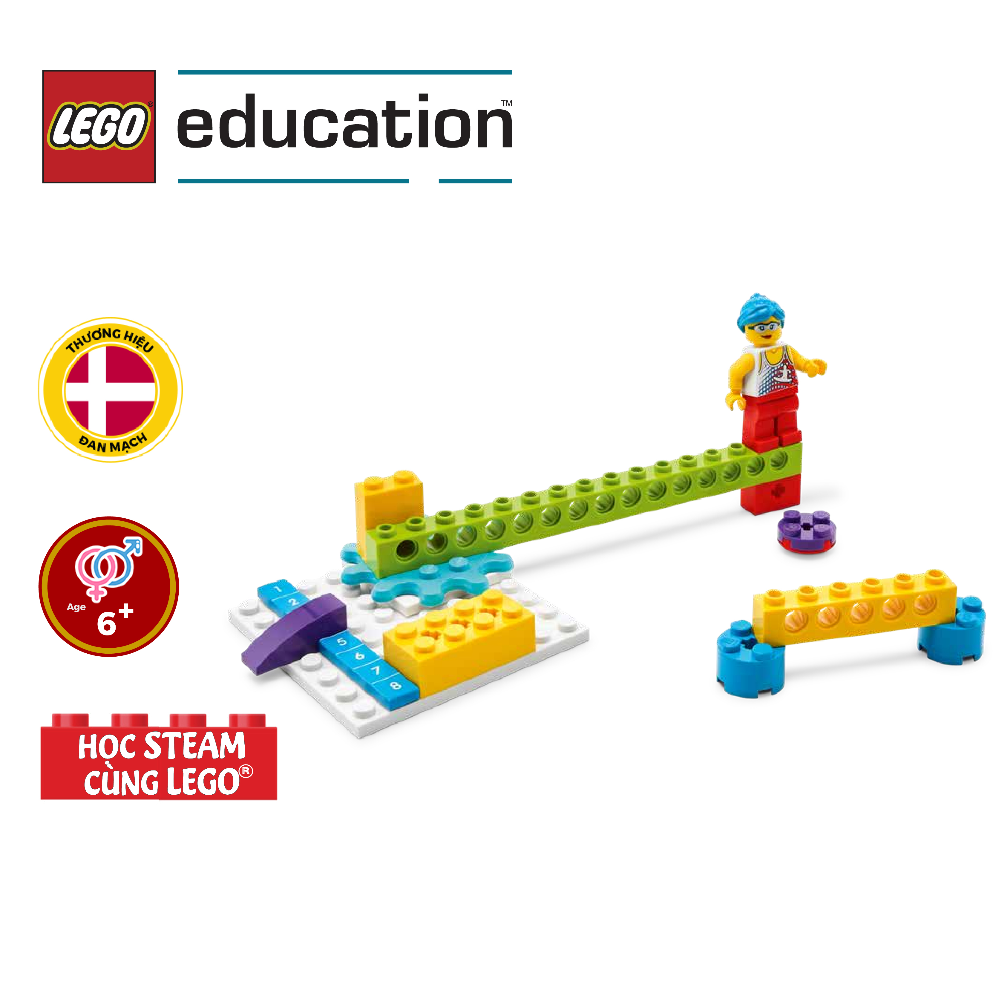 Đồ chơi trẻ em STEAM (*) LEGO Education BricQ 2000471 cho bé từ 6 -10 tuổi