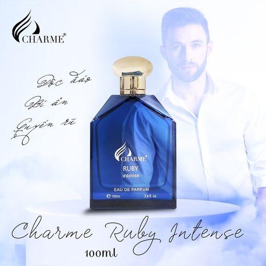 Nước Hoa Nam CHARME RUBY INTENSE Mùi Hương Ấm Áp Gây Nghiện Với Người Xung Quanh 100ml