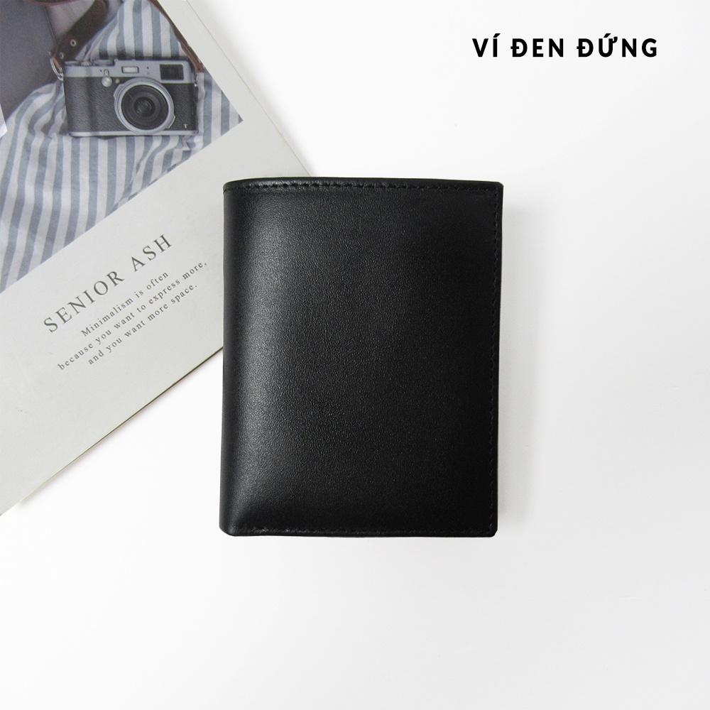 Ví nam mini kiểu ví đứng - Làm từ da bò 100% - Kích thước nhỏ gọn tiện lợi - bảo hành 2 năm - Ví da BTLXURY