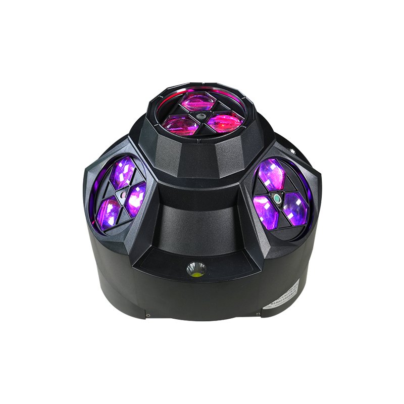 ĐÈN MOVING 12 MẮT SUPER BEE EYE LASER - ĐÈN TRUNG TÂM DÙNG TRONG QUÁN BAR , VŨ TRƯỜNG , DISCO , DJ .