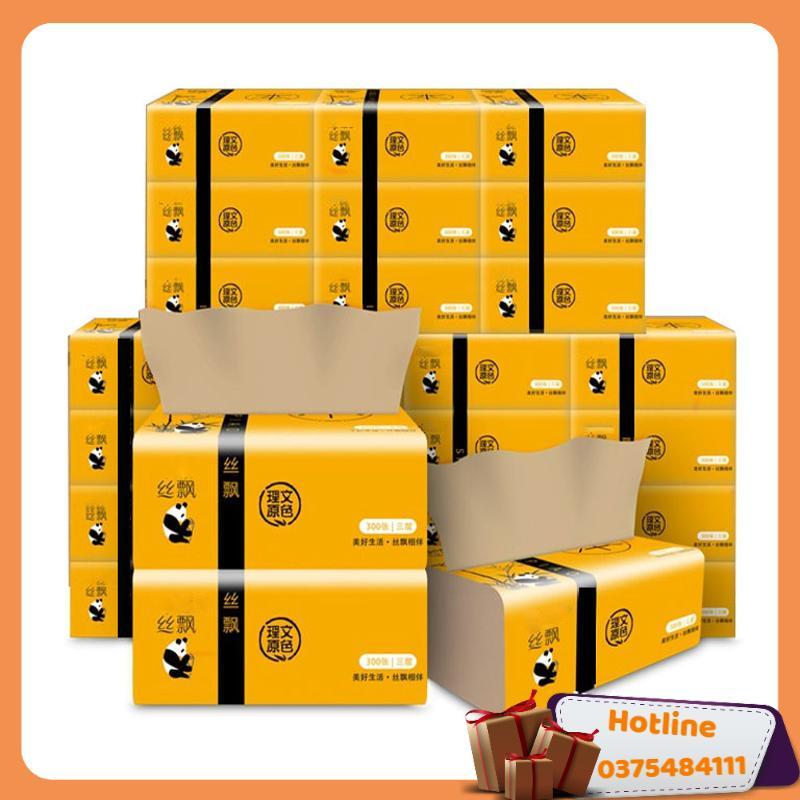 Bộ 20 Gói Giấy Ăn Than Tre Gấu Trúc - Hàng Loại 1