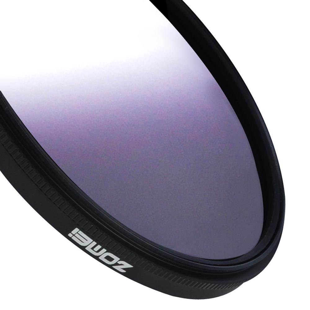Ultra Slim Optical Graduated Color Camera Lens Filter For Canon Gray