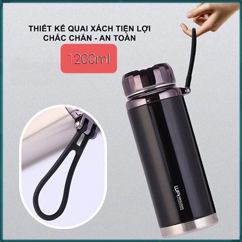 Bình Giữ Nhiệt Nóng Lạnh Inox 2 Lớp Cao Cấp Good HUYNA MART Dung Tích WL7-1000ml