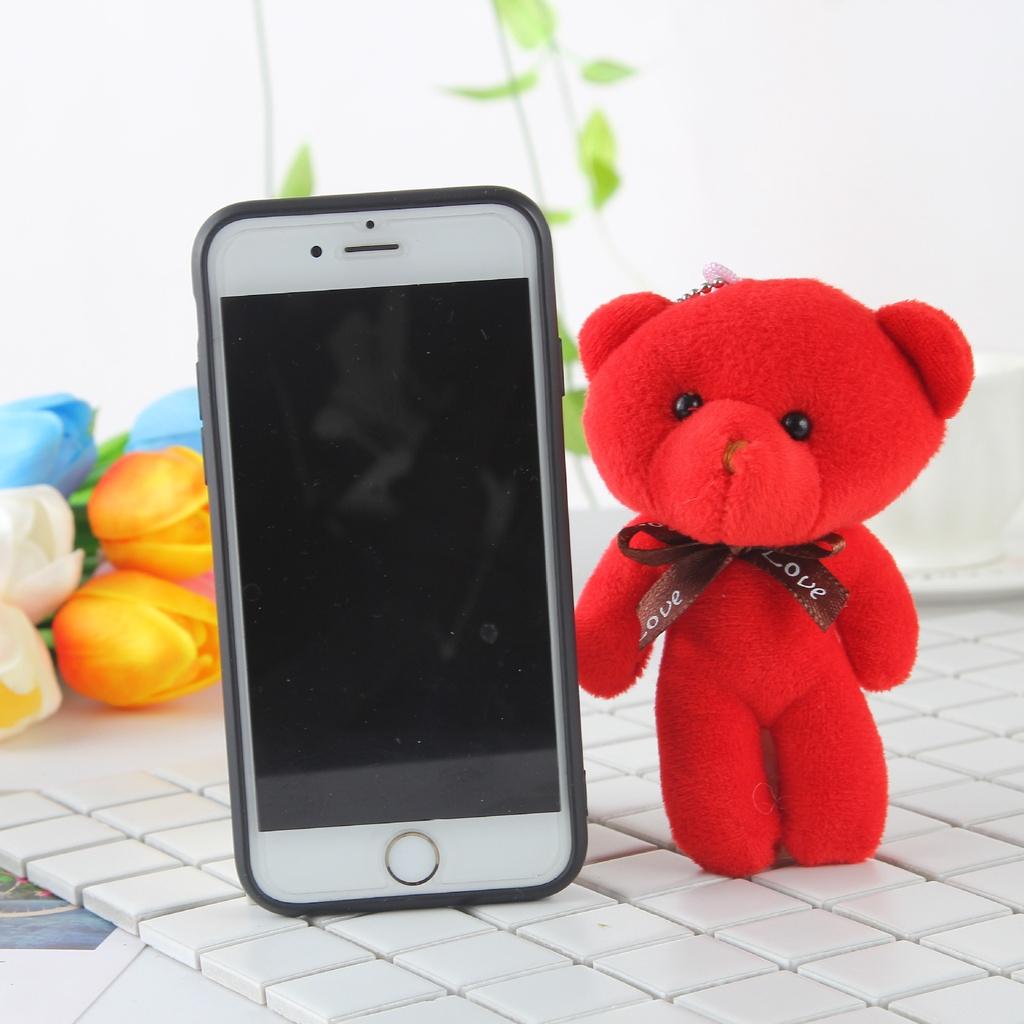 Gấu bông mini móc khoá gấu bông cao 12cm xinh xắn đáng yêu LOLI 88 - GB012