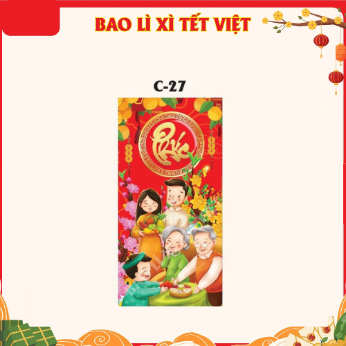 Bao Lì Xì 2023 Set 10 cái - C27