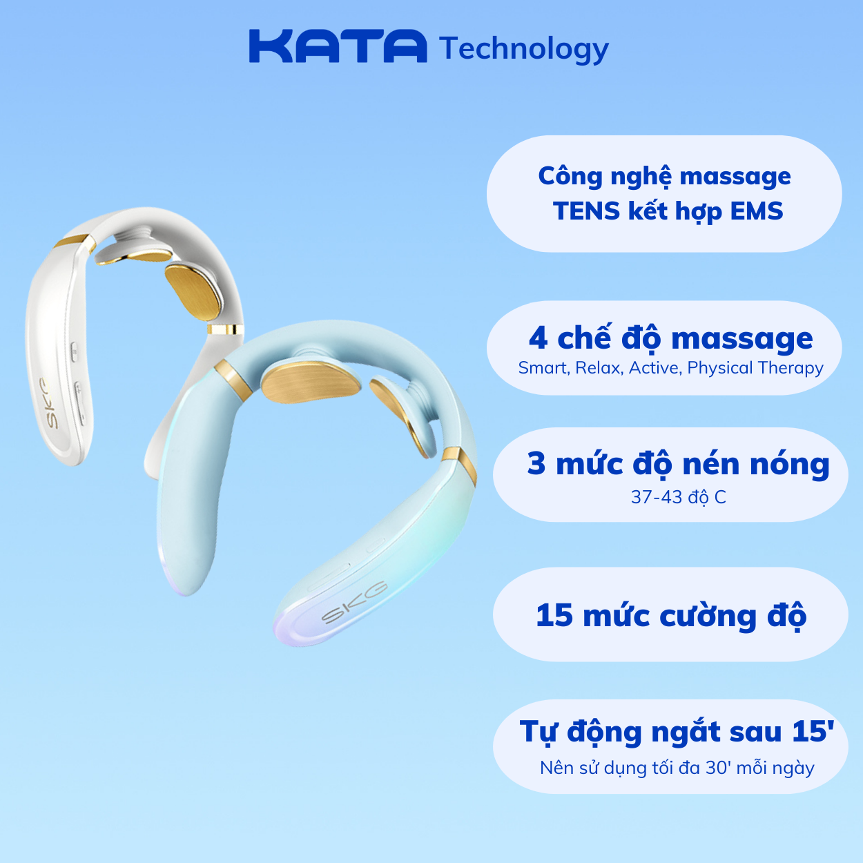 Máy massage cổ SKG K6E