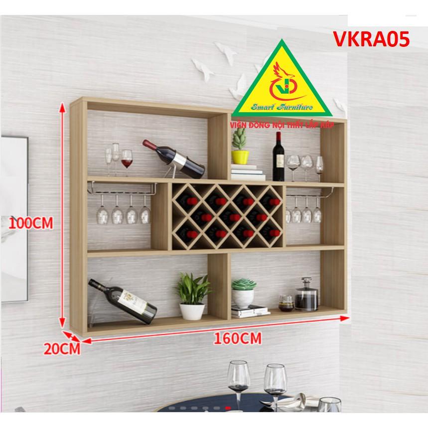 Kệ trang trí treo tường VKRA05A - Nội thất lắp ráp