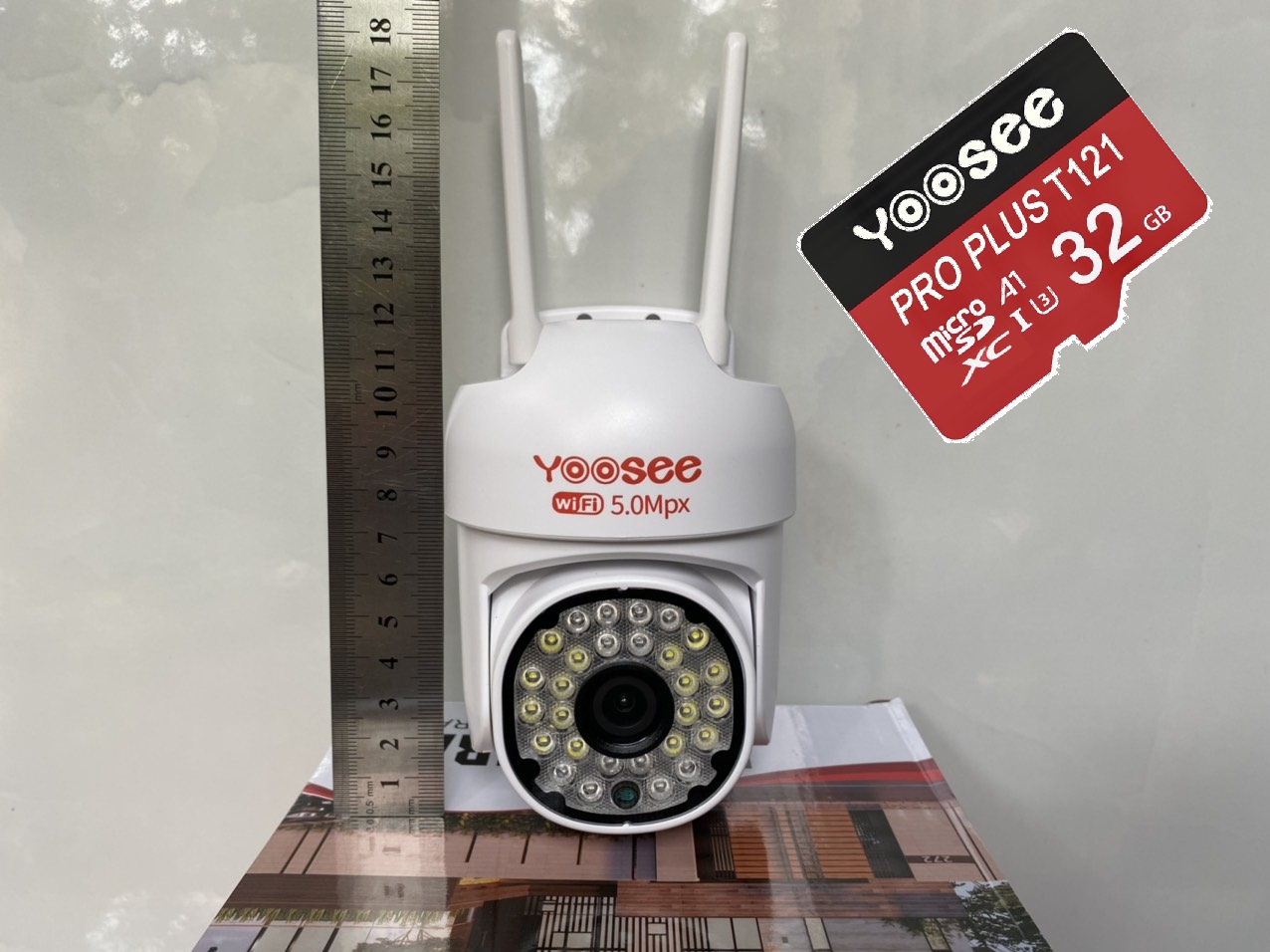 Camera IP Yoosee Ngoài Trời PTZ2 FullHD Tiếng Việt - Xoay 360 Kèm Thẻ 32 Gb