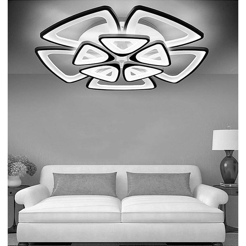 Đèn trần STYLE 3 chế độ ánh sáng hiện đại - kèm bóng LED chuyên dụng và điều khiển từ xa