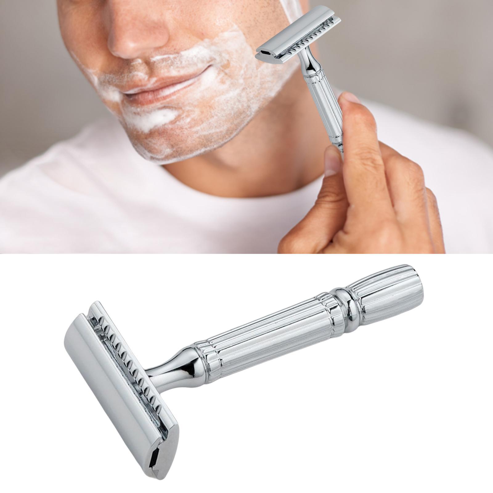 Double Edge    Shaving with 5Pcs Stainless Steel