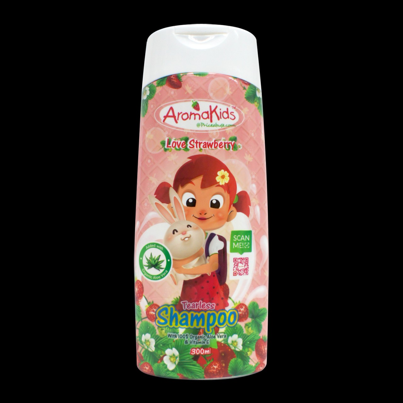 Sữa Tắm Dầu Gội Hữu Cơ Cho Bé 01 Tuổi  AROMAKIDS STRAWBERRY I SHOWER GEL I SHAMPOO 300ML - ( Vivan _ Cosmetics )