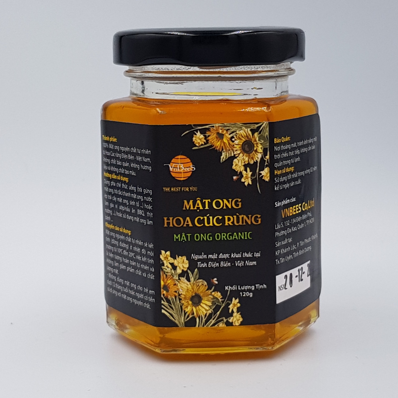 Mật ong Hoa cúc rừng Điện Biên - Mật ong organic - Mật ong VNBEES