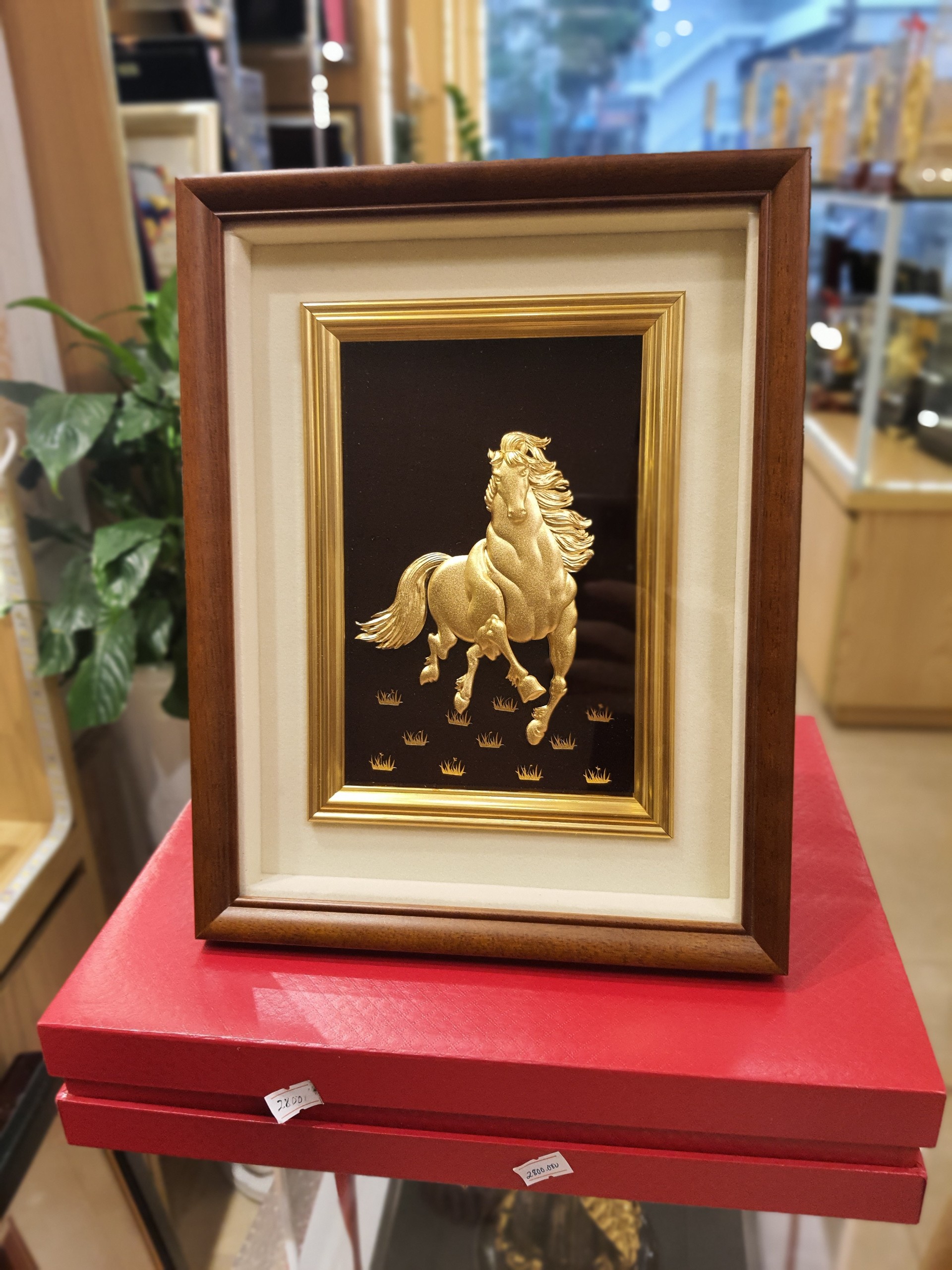 Tranh mã đáo thành công CNC MT Gold Art- Hàng chính hãng, trang trí nhà cửa, quà tặng sếp, đối tác, khách hàng.