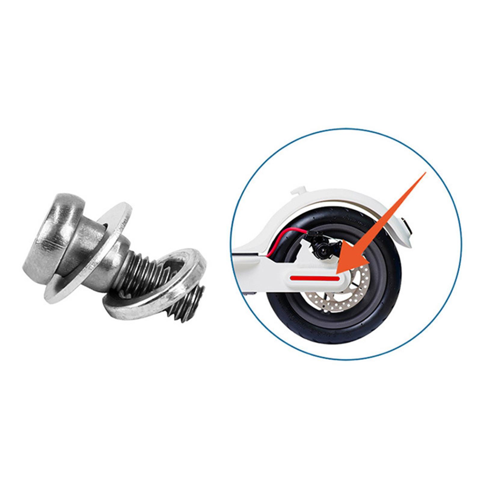 Rear Wheel Screw Durable Accessories Easy to Use  for  Scooter