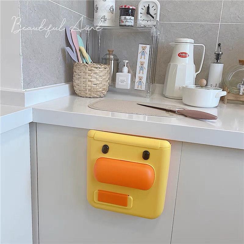 Thùng Rác Đa Năng Có Thể Gấp Gọn Tiện Dụng Cho Nhà Bếp / Xe Hơi