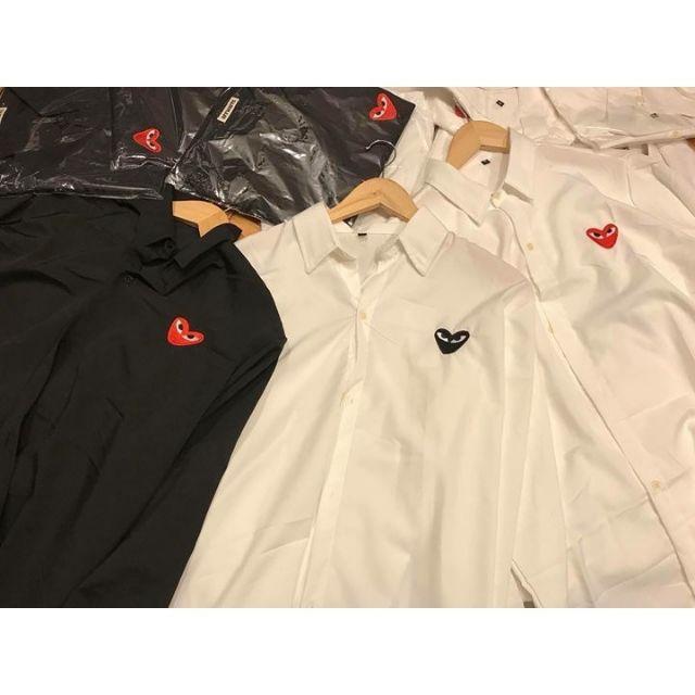 ÁO SƠ MI THÊU TRÁI TIM UNISEX