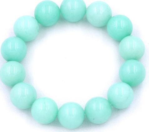 Chuỗi tay Ngọc Bích Xanh 14 ly 15 hạt - hợp mệnh Mộc, mệnh Hỏa
