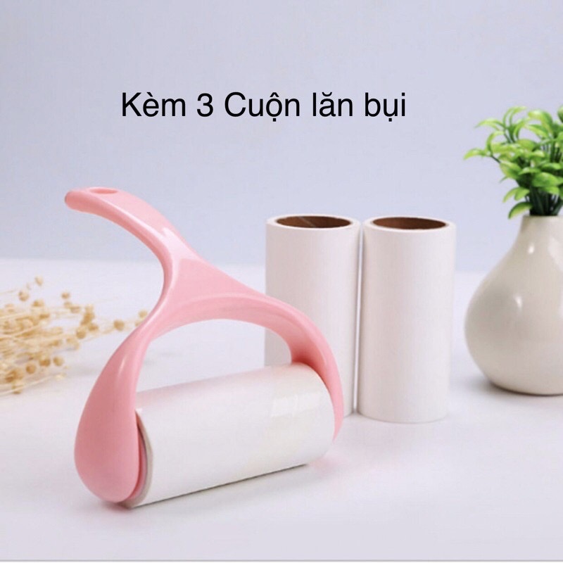 Cây lăn bụi quần áo đa năng .kèm 3 cuộn lăn bụi , làm sạch quần áo , bụi sàn nhà ,ga giường ,sofa tiện lợi ngăn nắp và gọn gàng