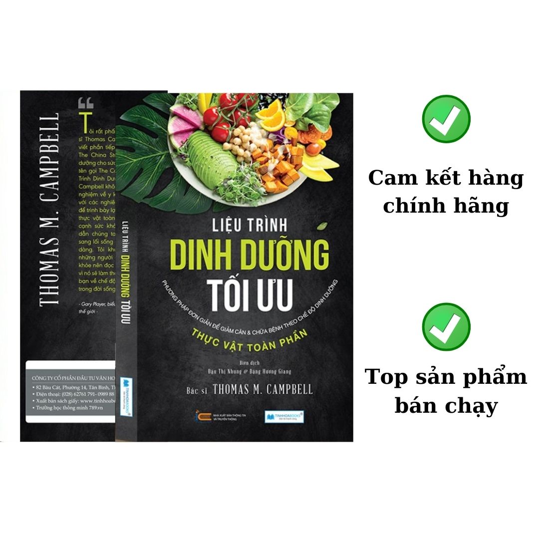 Sách Liệu trình dinh dưỡng tối ưu_Hướng dẫn ăn theo chế độ Thực vật toàn phần