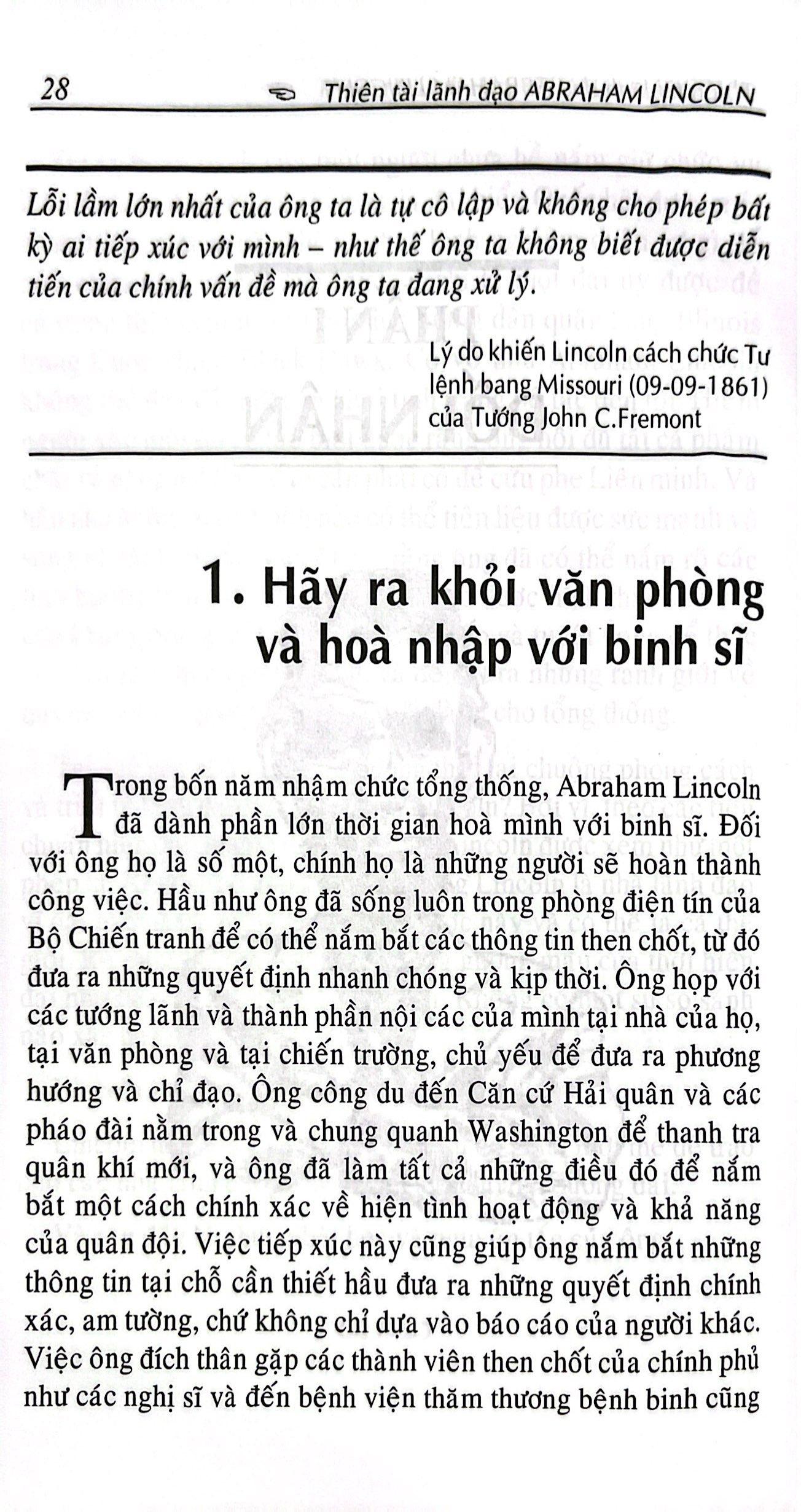 Thiên Tài Lãnh Đạo Abraham Linclon: Chiến Lược Chỉ Huy Trong Khó Khăn (Tái Bản 2024)