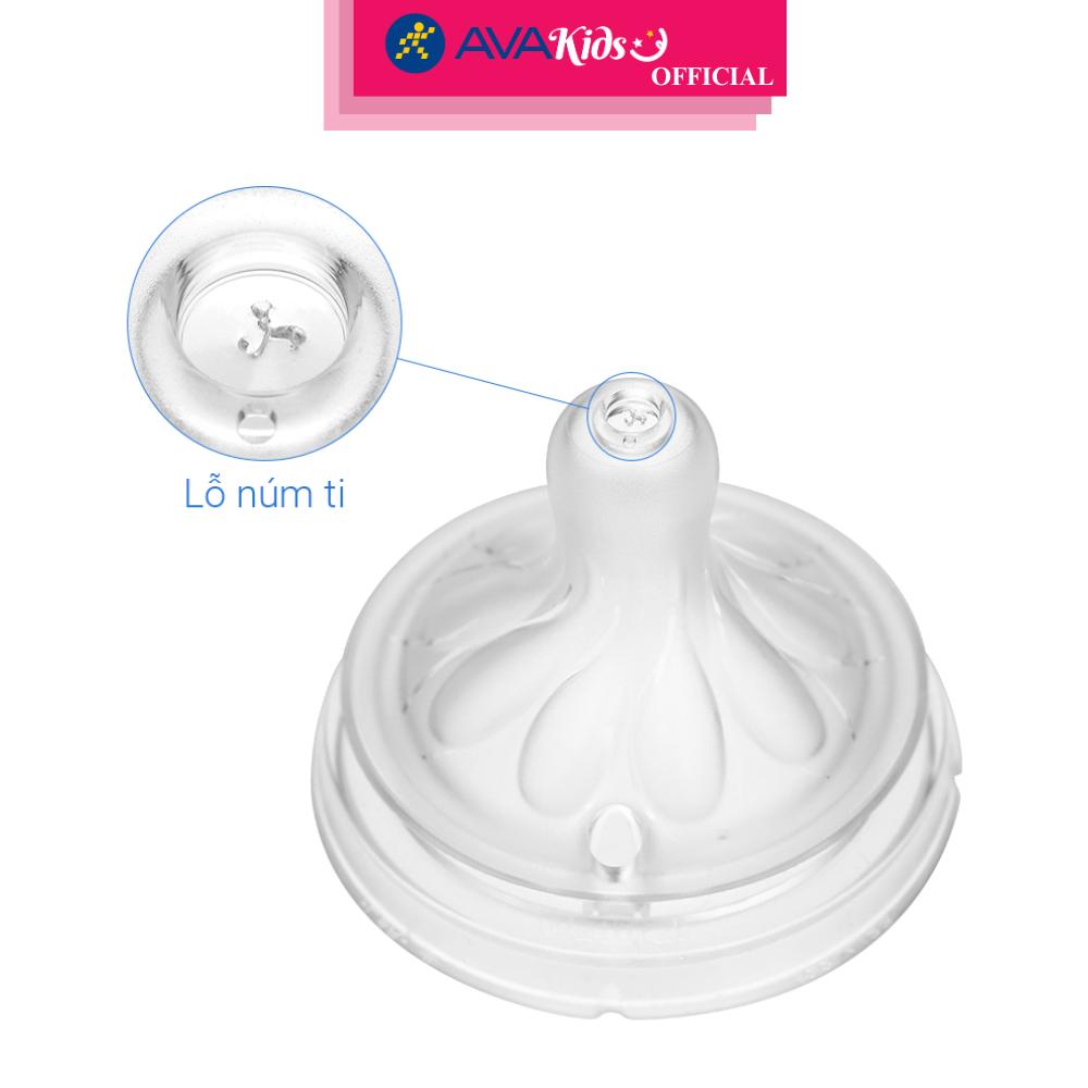 Combo 2 bình sữa nhựa PP Philips Avent SCY903/02 cổ rộng 260 ml (1 - 3 tháng) - Hàng Chính Hãng