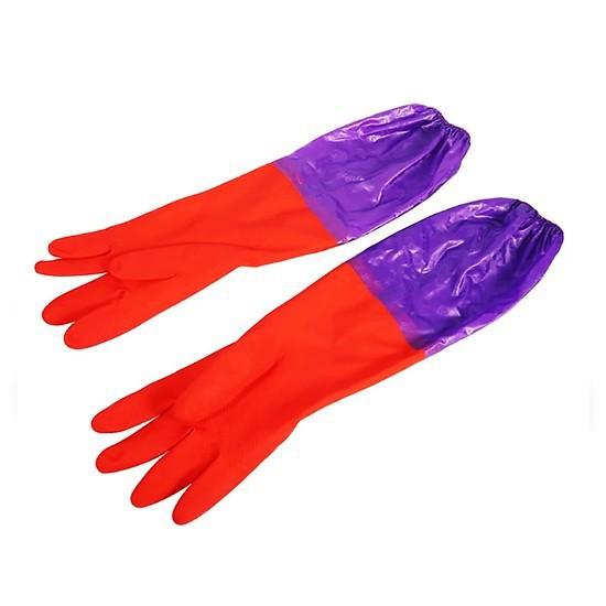 Găng tay cao su lót nỉ rửa bát đĩa siêu bền
