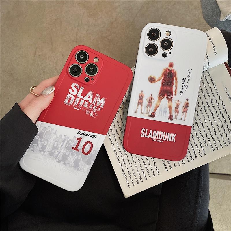 Ốp Lưng Silicon Cho Iphone 14 Pro Max / 14 Pro / 13 Pro Max / 12 Pro Max Họa Tiết Slam Dunk - Bum Store Galax Case