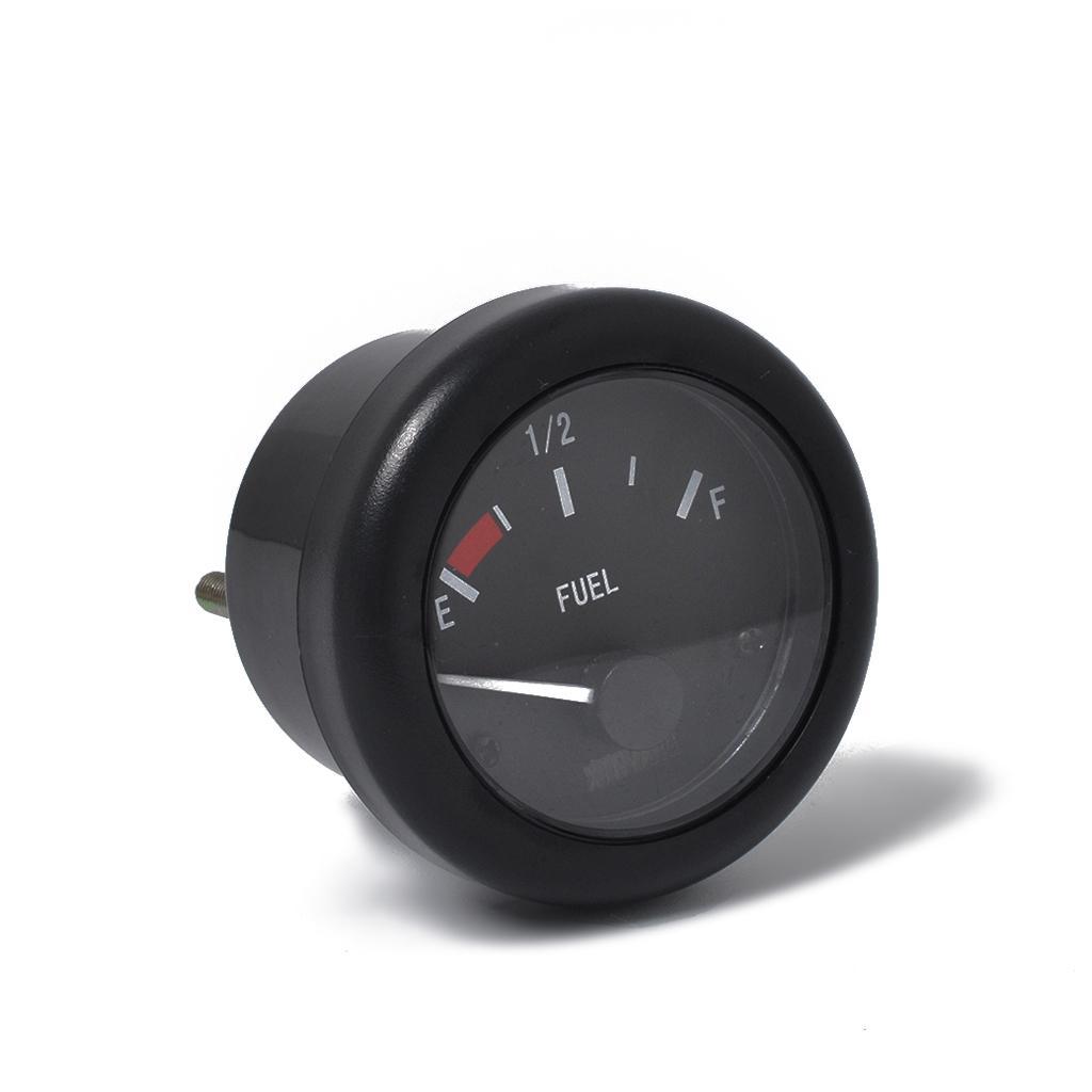 2" Marine Fuel Gauge E-1/2-F Boat Fuel Level Indicator 12V 350mm Sensor