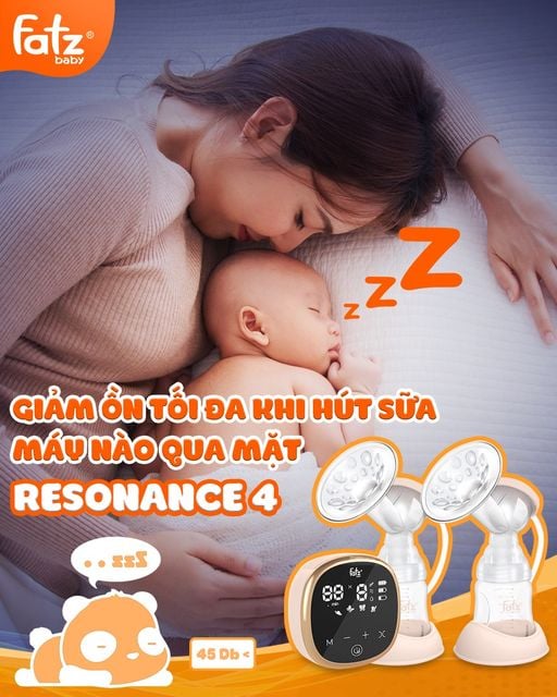 Máy Hút Sữa Điện Đôi Resonance 4 FATZBABY FB1182VN